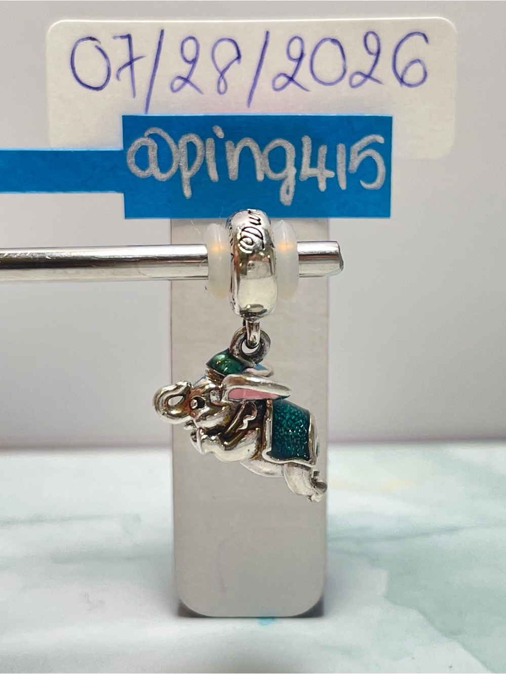 Pandora Disney Parks Flying Dumbo Dangle